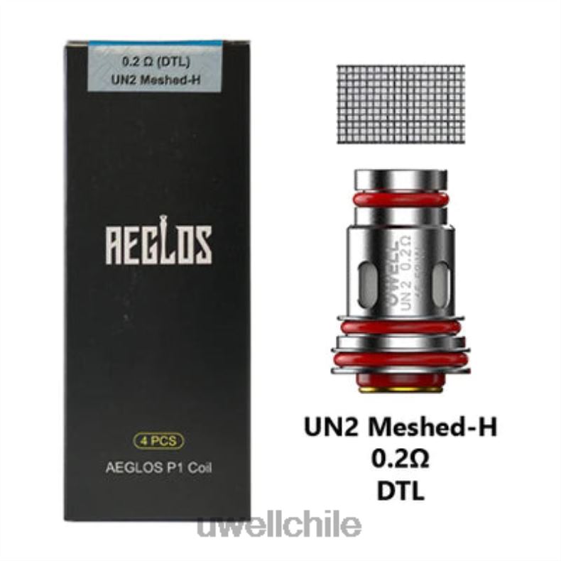 UWELL AEGLOS bobinas | paquete de 4 8DTVT269 0,8 ohmios - Vaper UWELL Precio
