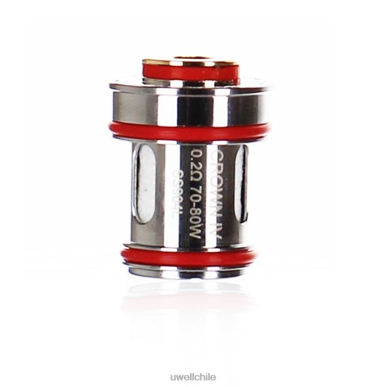 UWELL CROWN 4 bobinas de repuesto (paquete de 4) 8DTVT182 doble bobina 0.2ohm - Vaporizador UWELL