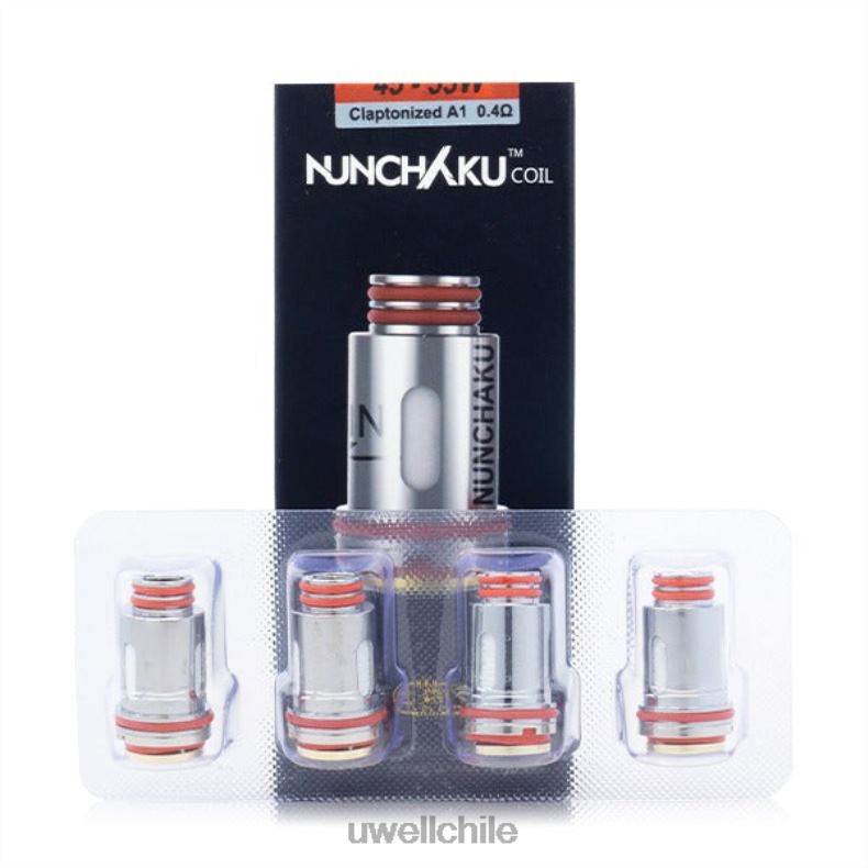 UWELL NUNCHAKU bobinas (paquete de 4) 8DTVT262 0,4 ohmios - Vaporizador UWELL