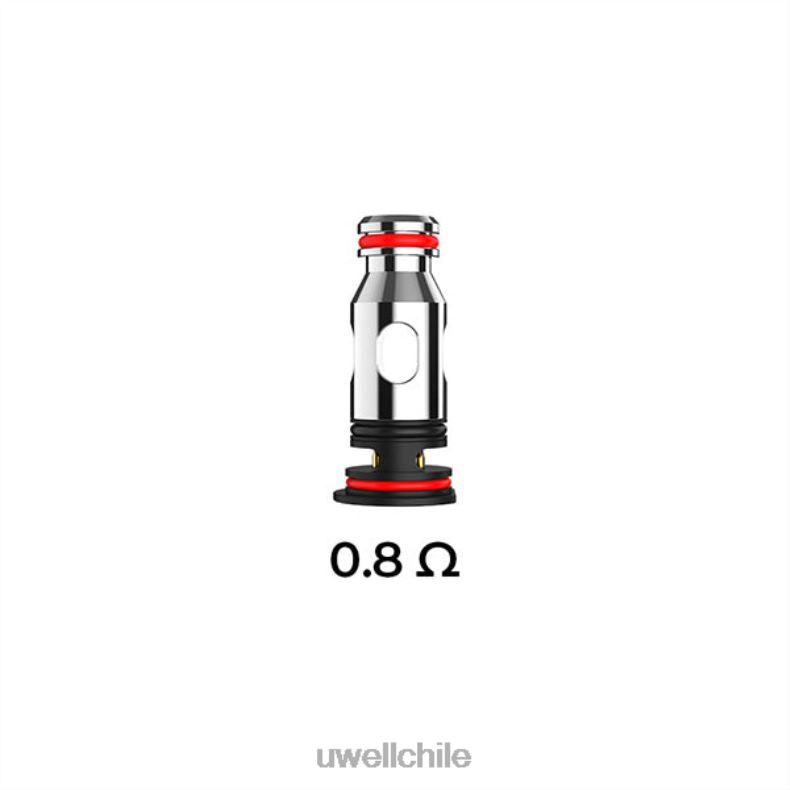 UWELL PA bobinas de repuesto 8DTVT83 0,8 ohmios (paquete de 4) - UWELL Online Shop