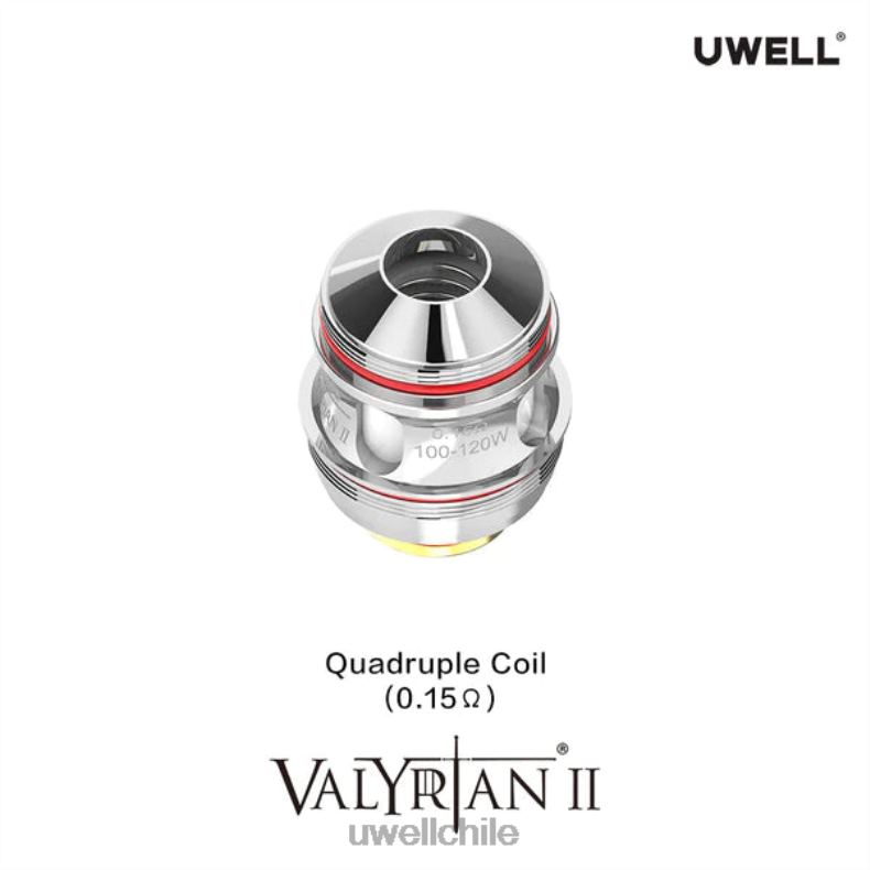 UWELL VALYRIAN 2 bobinas de repuesto (paquete de 2) 8DTVT29 un2 doble malla 0.14ohm - Vaper UWELL Precio
