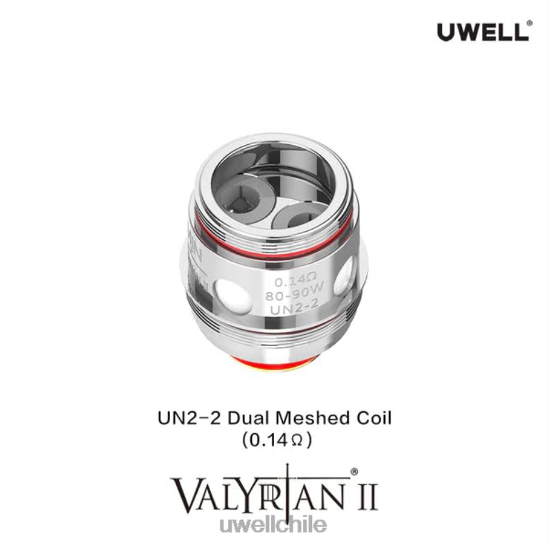 UWELL VALYRIAN 2 bobinas de repuesto (paquete de 2) 8DTVT31 cuádruple 0.15ohm - UWELL Chile