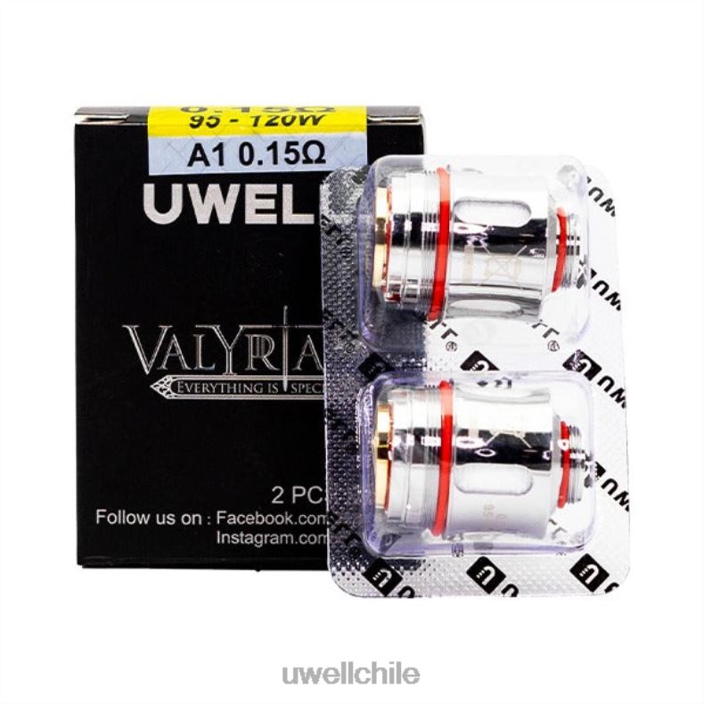 UWELL VALYRIAN bobina de repuesto (paquete de 2) 8DTVT259 a1 0,15 ohmios - Vaper UWELL Precio