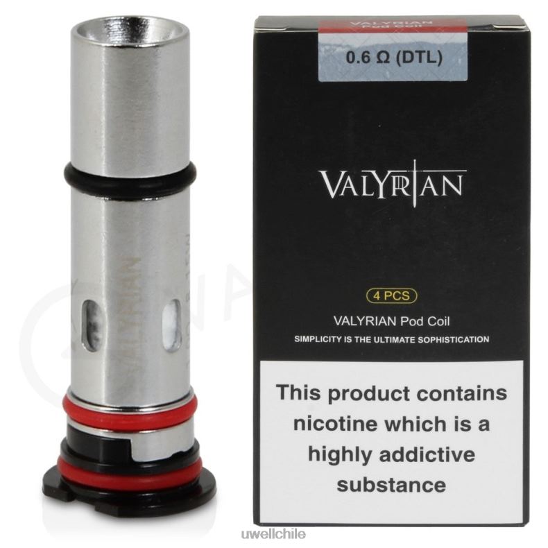 UWELL VALYRIAN bobinas de repuesto de cápsulas (paquete de 4) 8DTVT34 0.6ohm dtl - Buy UWELL Vape