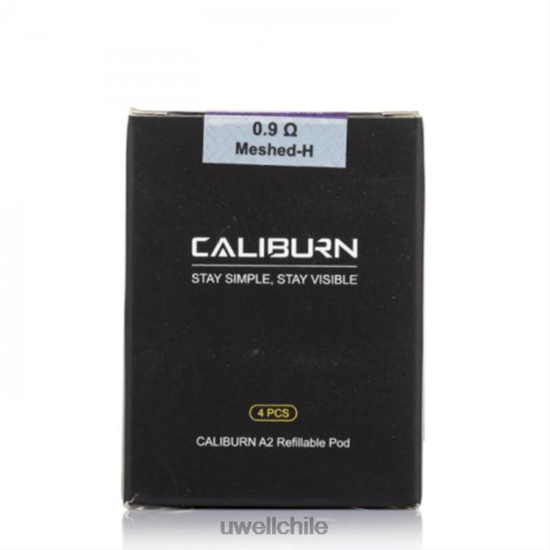 UWELL CALIBURN A2 vainas de repuesto | paquete de 4 8DTVT1 fecral un2 mallado-h 0.9ohm - UWELL Chile