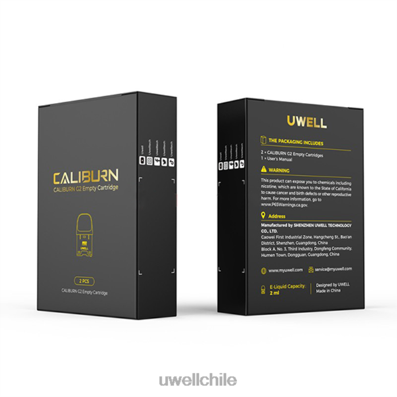 UWELL CALIBURN G2 vainas de repuesto 8DTVT17 2 paquetes - UWELL Vape Disposable