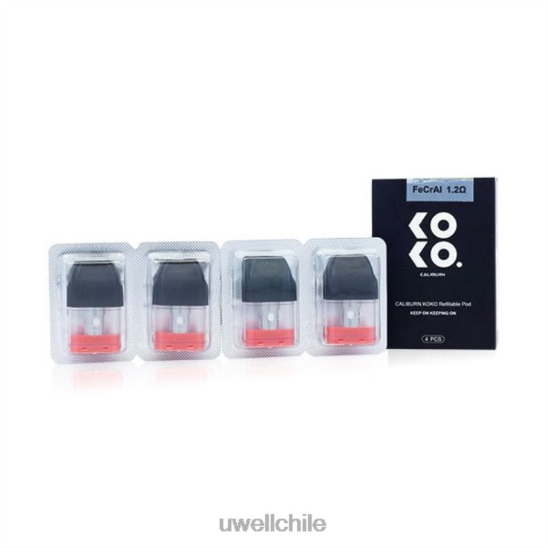 UWELL CALIBURN KOKO vainas (paquete de 4) 8DTVT95 1,2 ohmios - UWELL Precio