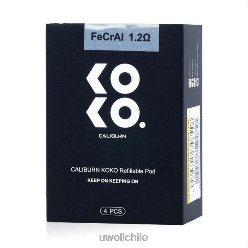 UWELL CALIBURN KOKO vainas (paquete de 4) 8DTVT95 1,2 ohmios - UWELL Precio