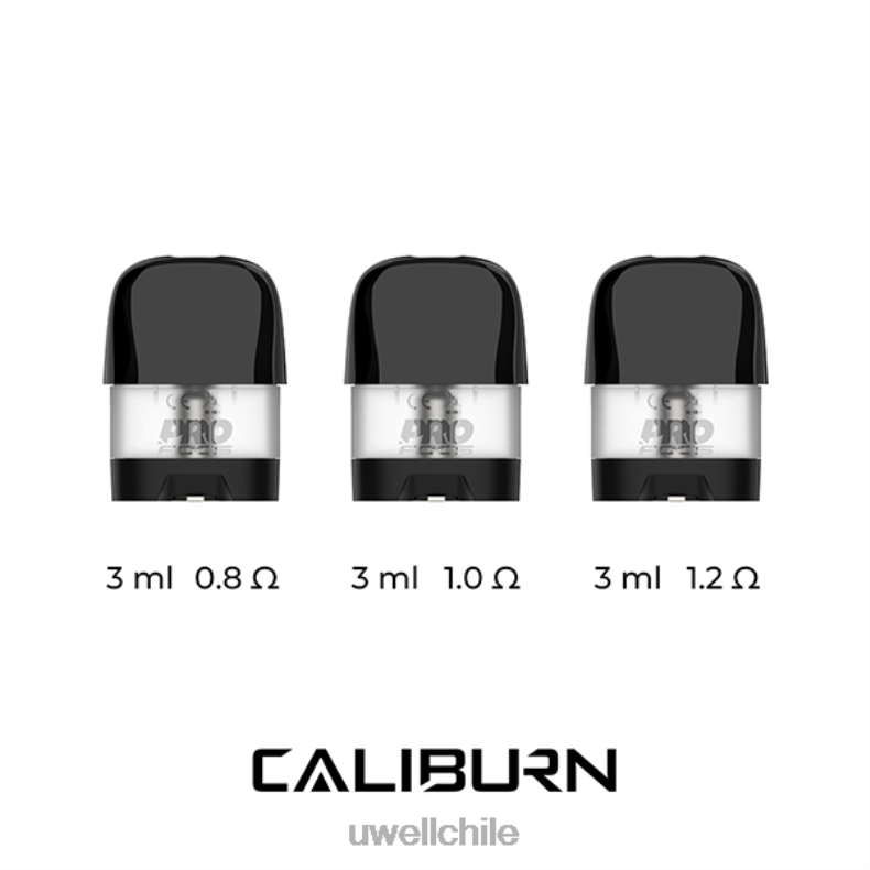 UWELL CALIBURN X vainas de repuesto | 2 paquetes 8DTVT45 Cartucho de cápsulas vacías de 3 ml - UWELL Precio