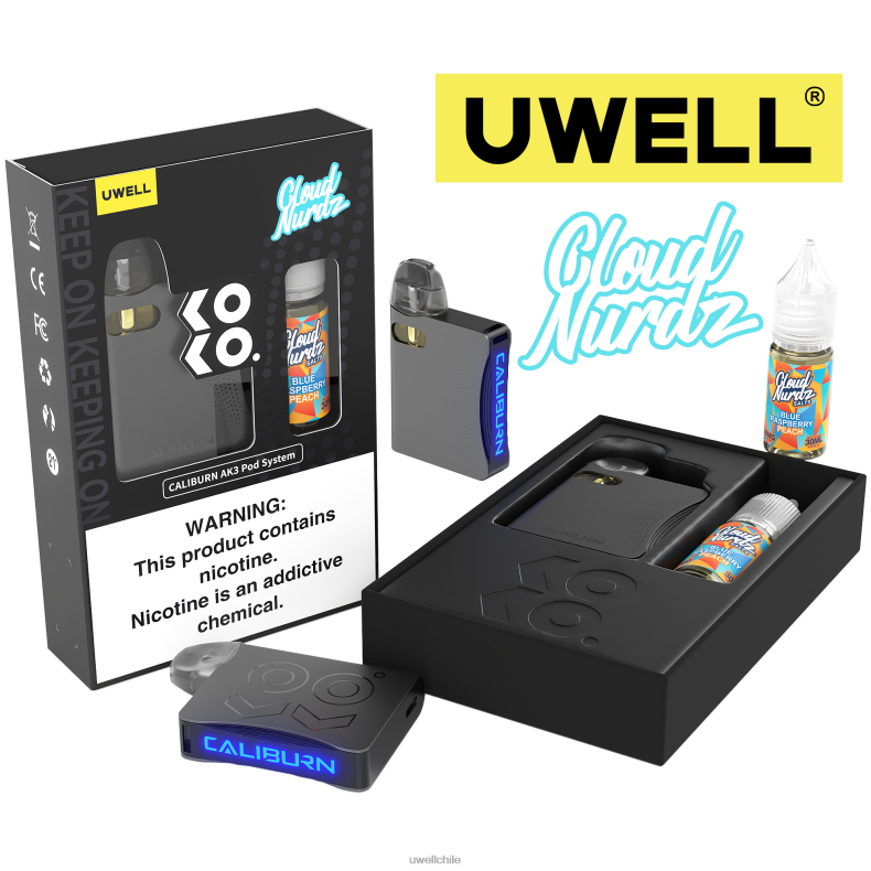 UWELL CALIBURN AK3 kit + vainas a3s 0.8ohm (x2) + daddy's vapor 10ml sales 50mg 8DTVT246 crl: rosa/flv: limonada de bayas - UWELL Vape for Sale