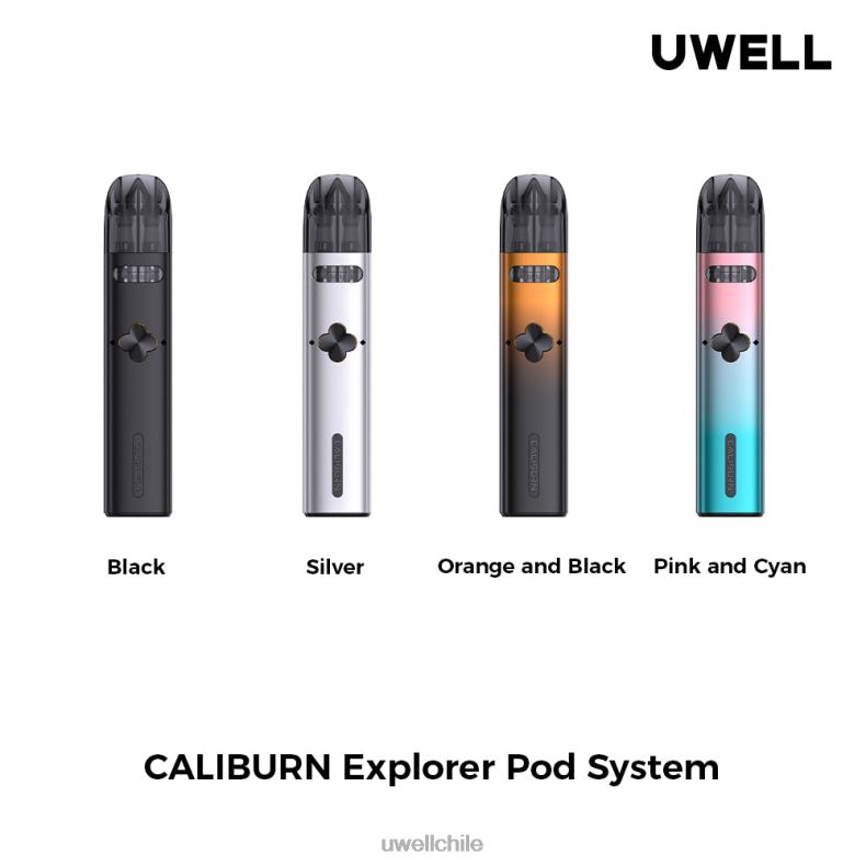 UWELL CALIBURN EXPLORER kit (sistema de cápsulas) 8DTVT167 rosa/cian - UWELL Vape Disposable