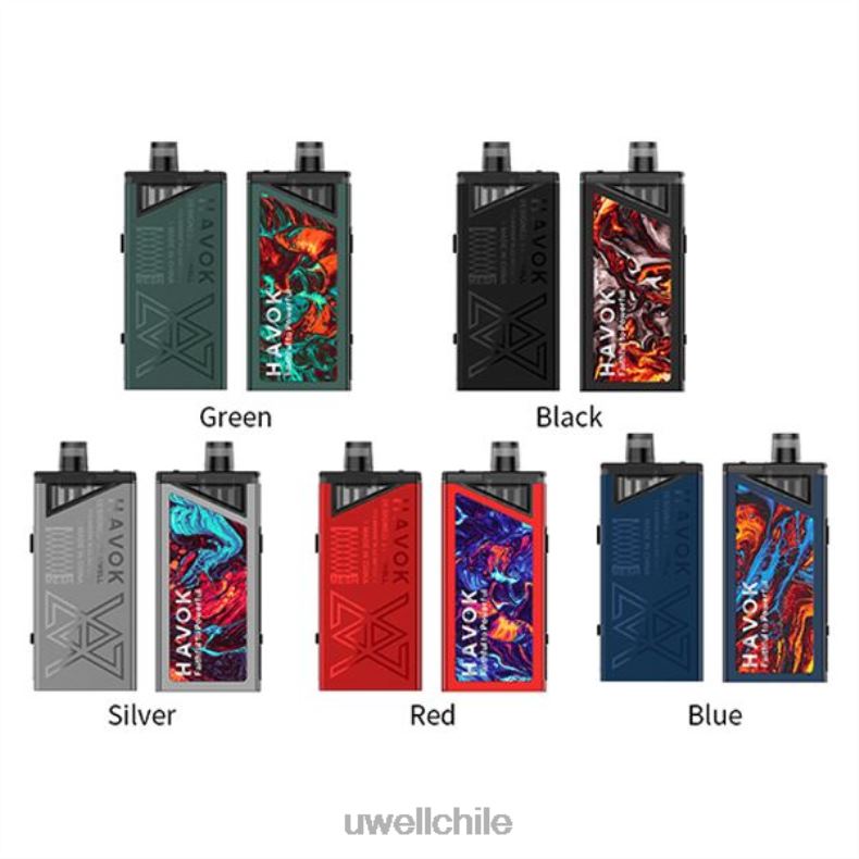 UWELL HAVOK V1 kit 65w 8DTVT189 plata - Vaper UWELL Precio