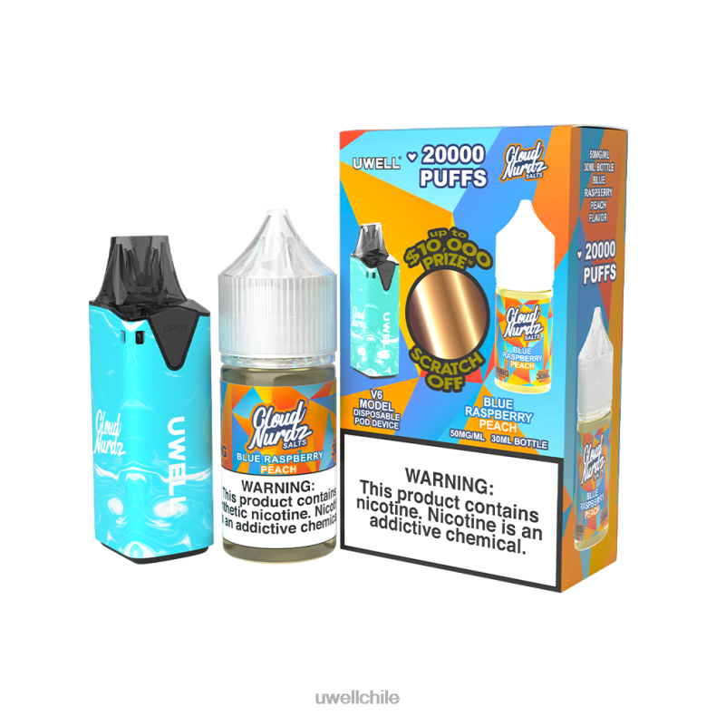 UWELL V6 dispositivo desechable + jugo daddy's vapor 30ml - paquete de colaboración 8DTVT221 clr: negro/flv: renacimiento helado 50 mg - UWELL Chile