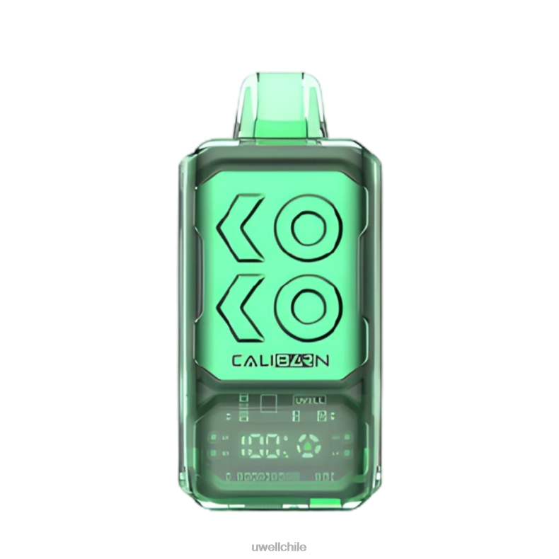 UWELL CALIBURN vaporizador disponible de la barra s12000 8DTVT287 menta de miami - UWELL Vape Disposable